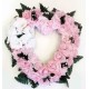 Cemetery Flower | Heart Silk Flower