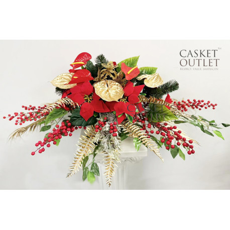 Saddle Flower | Monument Flowers | Cemetery Flowers (SFS30)