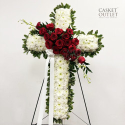 Noble Silence | Funeral Cross Flower (FFCR71)