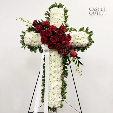 Funeral Cross Flower