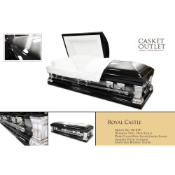Royal Castle Metal Casket (M-020)