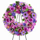 cemetery flower,wreath silk flower