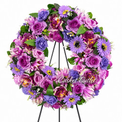 cemetery flower,wreath silk flower