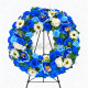 Blue White Wreath (SFW34)