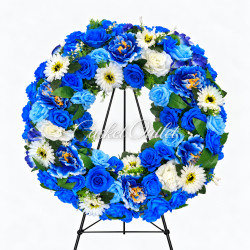 Blue White Wreath (SFW34)