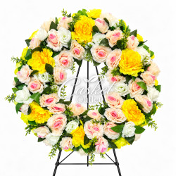 Yellow Cream Wreath (SFW35)