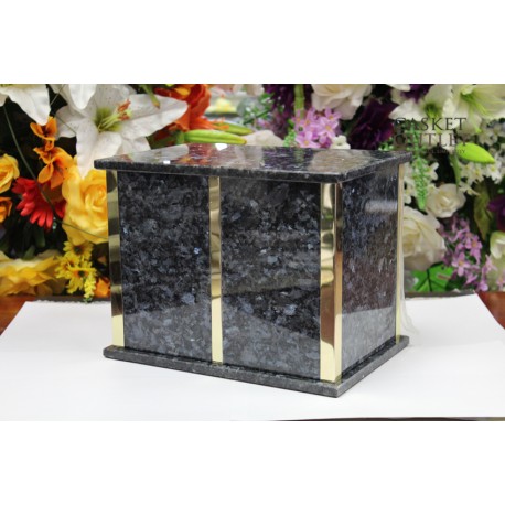 Double Urn, Companion Cremation Urn, Stone Urn, Granite Urn, Funeral Urn