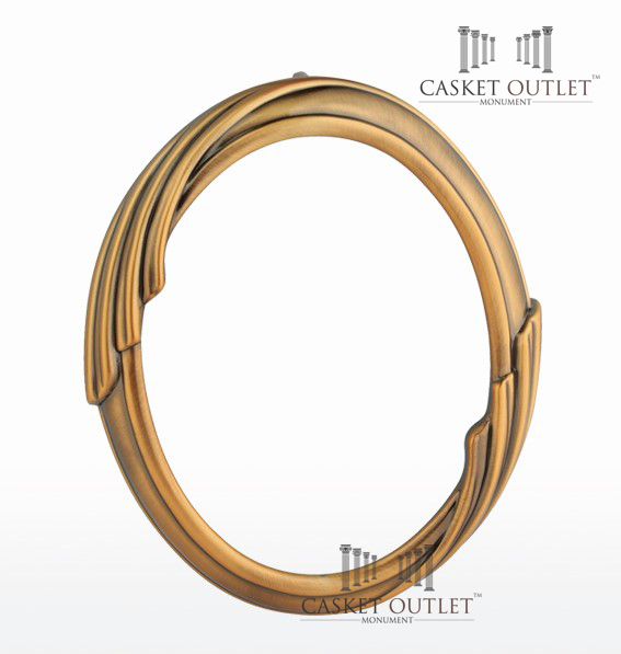 Copper Frame Oval | Ceramic Photo Frame | Porcelain Photo Frame