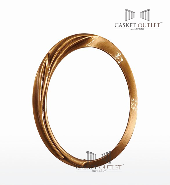 Copper Frame Oval | Ceramic Photo Frame | Porcelain Photo Frame