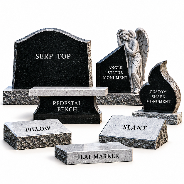 Headstone style | Cemetery Monuments Memorials