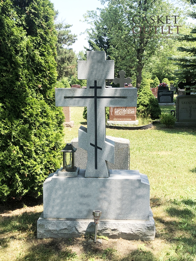 cross shaped monument, cross headstone