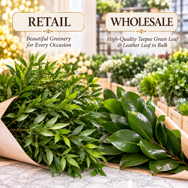 Funeral flowers | Green leaf