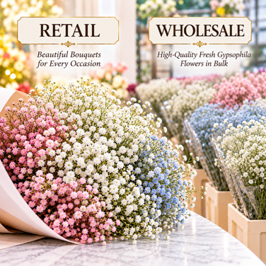 Funeral flowers | Gypsophila flowers