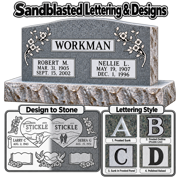 Granite headstone | Monument Memorials