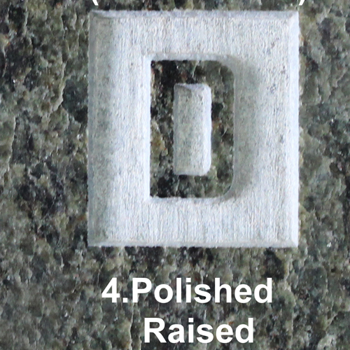 Headstone lettering